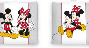 Disney Minnie egér, díszpárna - kétoldali mintával - 40 x 40 cm