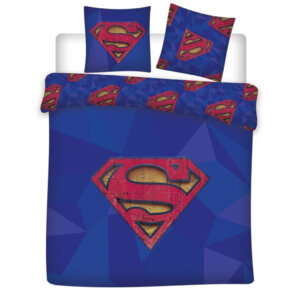 Superman Blue kétszemélyes ágyneműhuzat 240×220 cm, 65×65 cm