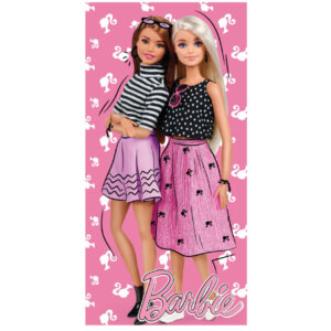 Barbie gyorsan száradó strandtörölköző - 70x140 cm