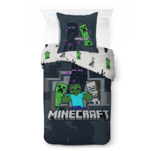 Minecraft Last Block Standing ágyneműhuzat 140×200 cm, 70×90 cm