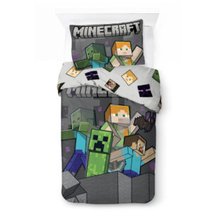 Minecraft Mob Fushion Mayhem ágyneműhuzat 140×200cm, 70×90 cm