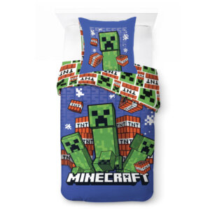 Minecraft Survive the Spiral ágyneműhuzat 140×200 cm, 70×90 cm