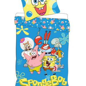 SpongyaBob Sea Squad ágyneműhuzat 140×200cm, 70×90 cm