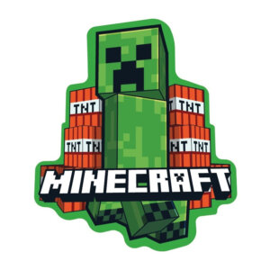 Minecraft Boom 3D formapárna 40 cm
