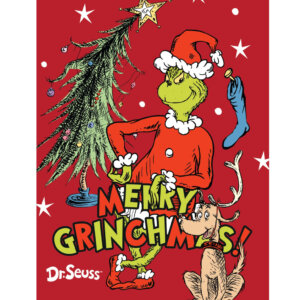 Grinch karácsonyi polár takaró - 100 x 150 cm