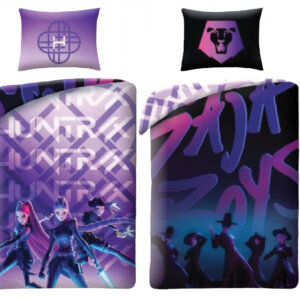 K-pop Démonvadászok Enemies kétoldalas ágyneműhuzat 140×200cm, 70x90 cm microfibre