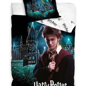 HARRY POTTER prémium ágyneműhuzat-szett 100% pamut 140x200 + 65x65