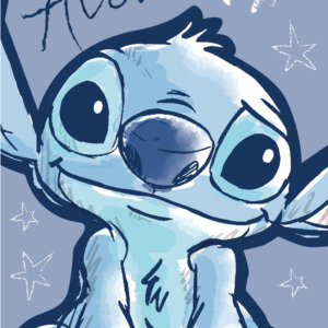Disney Lilo és Stitch, A csillagkutya Aloha strandtörölköző, fürdőlepedő 70×140 cm