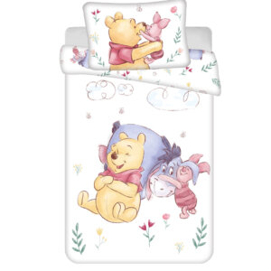 Disney Micimackó Pooh Hugs ovis ágyneműhuzat 100×135 cm, 40×60 cm