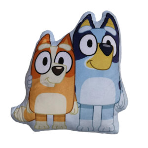 Bluey Pals Hug formapárna, díszpárna 34x28 cm