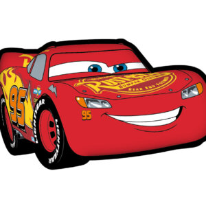 Disney Verdák McQueen formapárna, díszpárna 35x21 cm