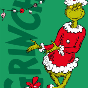 A Grincs Merry Presents mikroflanel takaró 100x150cm