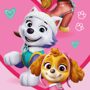 Mancs Őrjárat Puppy Love fürdőlepedő, strand törölköző 70x140cm (Fast Dry)