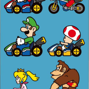 Super Mario MARIOKART 100% pamut törölköző 70x140cm