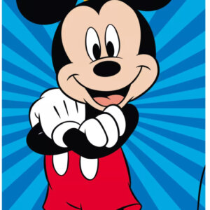 Disney Mickey egér fürdőlepedő, strand törölköző 70x140 cm (Fast Dry)