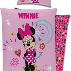 MINNIE EGÉR Ágyneműhuzat-szett 100% pamut 140x200 + 65x65