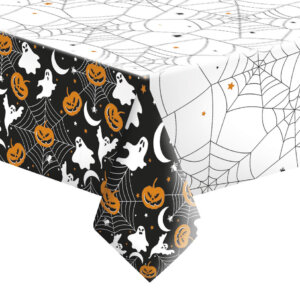 Halloween Scary Pattern papír asztalterítő 120×180 cm