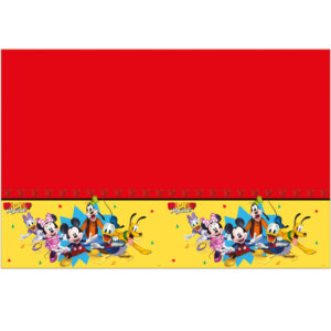 Disney Mickey Jump Into Fun műanyag asztalterítő 120x180 cm