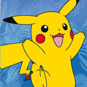 Pokémon PIKACHU 100% pamut törölköző 70x140cm