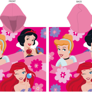 Disney Hercegnők törölköző poncsó 50x100 cm (Fast Dry)