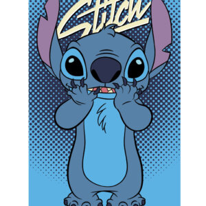 Disney Stitch polár takaró - 100 x 150 cm - kék