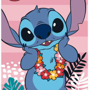 Disney Stitch OHANA Means Family fürdőlepedő, strand törölköző 70x140 cm (Fast Dry)