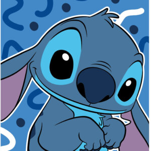 Disney Stitch OHANA VIBES fürdőlepedő, strand törölköző 70x140 cm (Fast Dry)